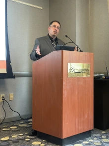 Abraham Silva presenting at HEDW